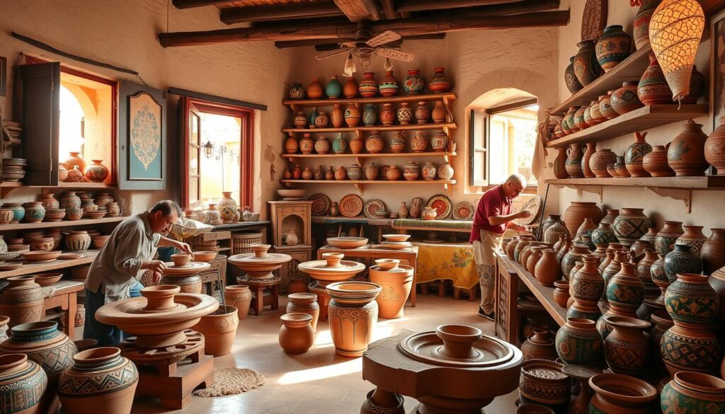 moroccan pottery workshop