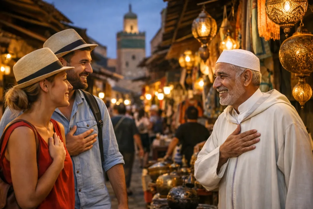 How do you say hello in Morocco