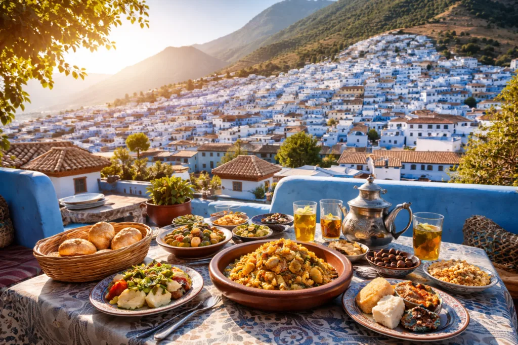 What food is Chefchaouen known for summer 2026