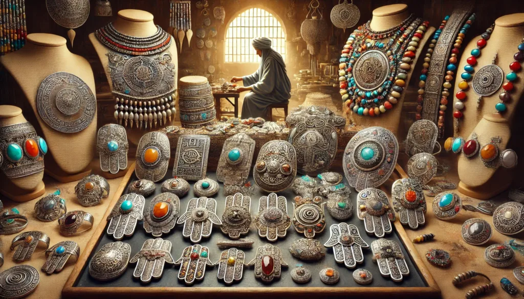 the traditional Berber jewelry from Morocco