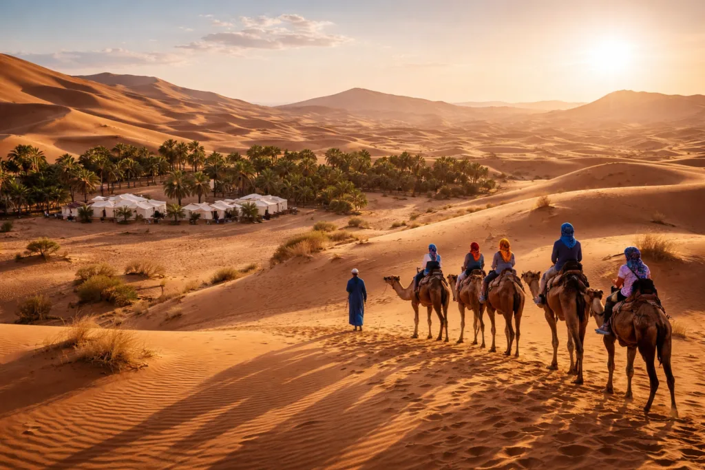 How to reach erg chebbi