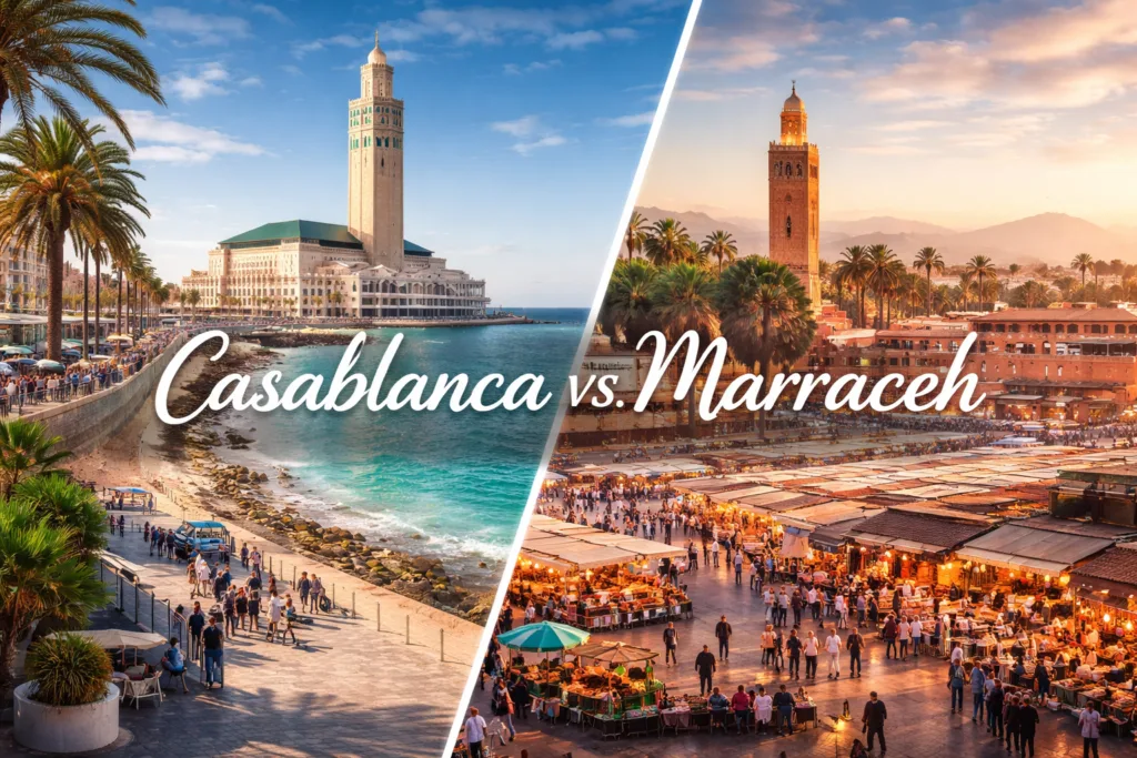 Is Casablanca better than Marrakech