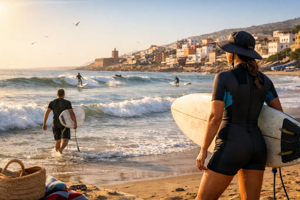What do you wear to surf in Morocco in summer 2026