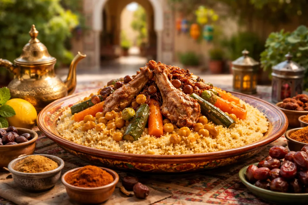 What is the most eaten food in Morocco