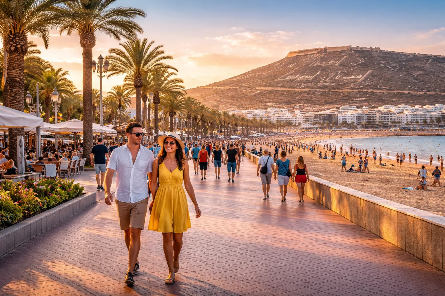 Is it safe to walk around Agadir