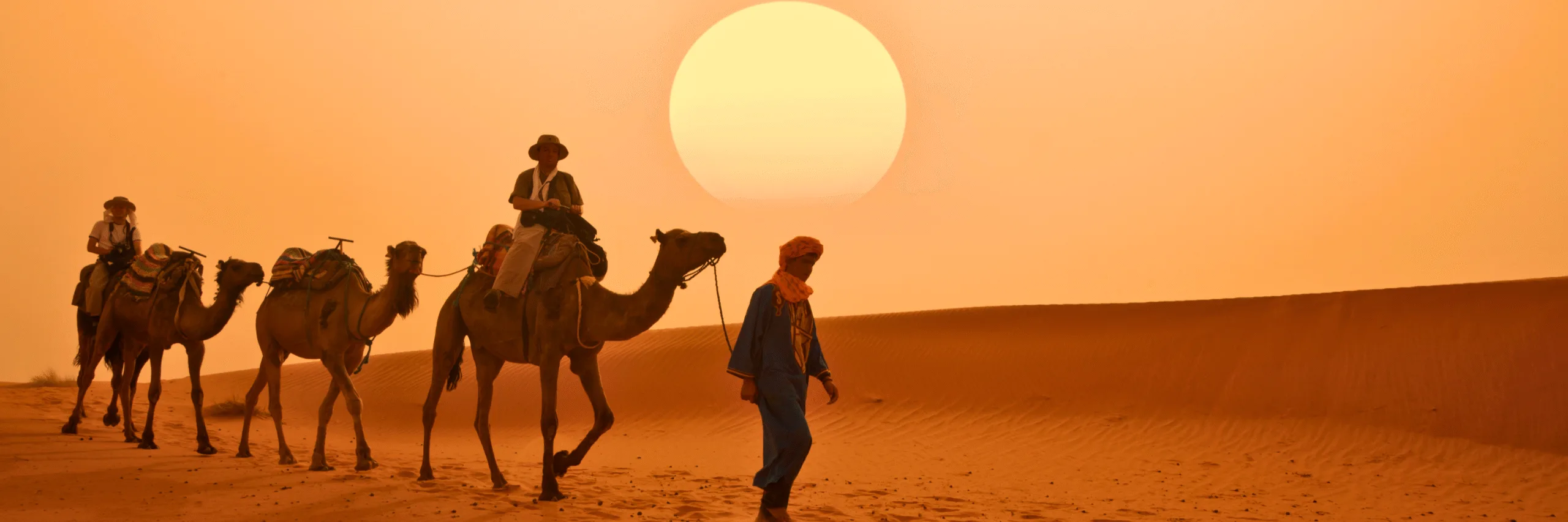 Sand dunes in the Sahara desert, Morocco
