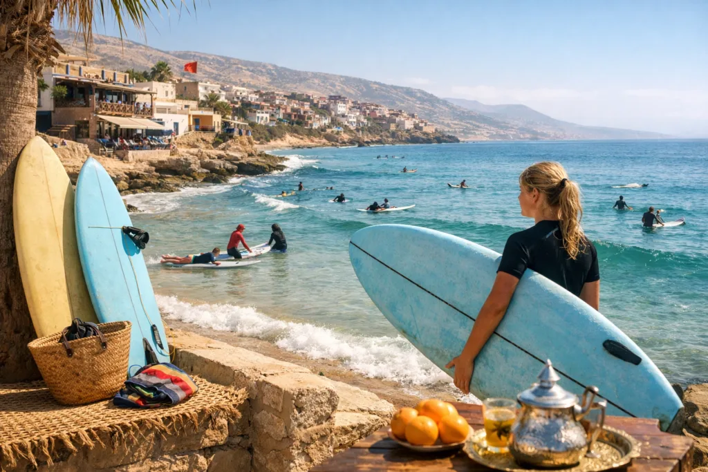 Surfing in Morocco summer 2026